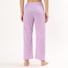 Women's Lavender Star Printed Full-Length Pyjama, Lilac, small image number null