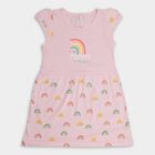Infant Girls' 100% Cotton Frock , लाइलेक, small image number null