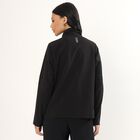 Women's Jet Black High Neck Casual Jacket, Black, small image number null