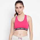 Solid Padded Bra, Fuchsia, small image number null