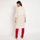 Ladies' Kurta, ऑफ व्हाइट, small image number null