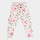Girls Cotton Trousers, Light Pink, small image number null