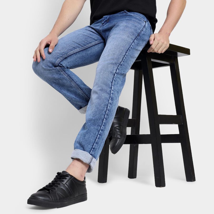 Men's Jeans , Mid Blue, large image number null