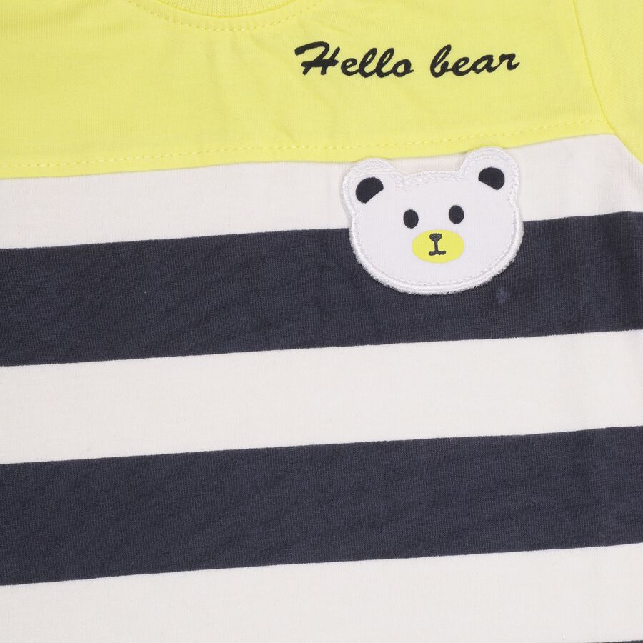 Infant Boys' 100% Cotton Baba Suit , पीला, large image number null