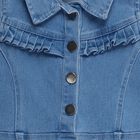 Girls' Frock, हल्का नीला, small