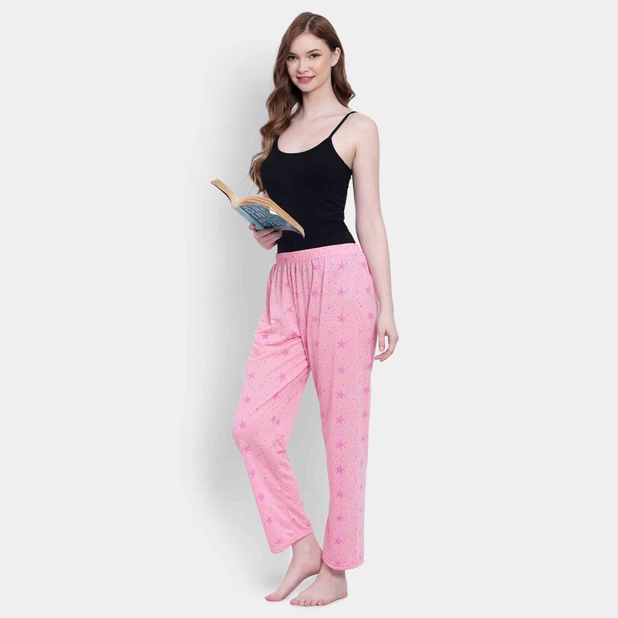 Printed Pyjama, Pink, large image number null
