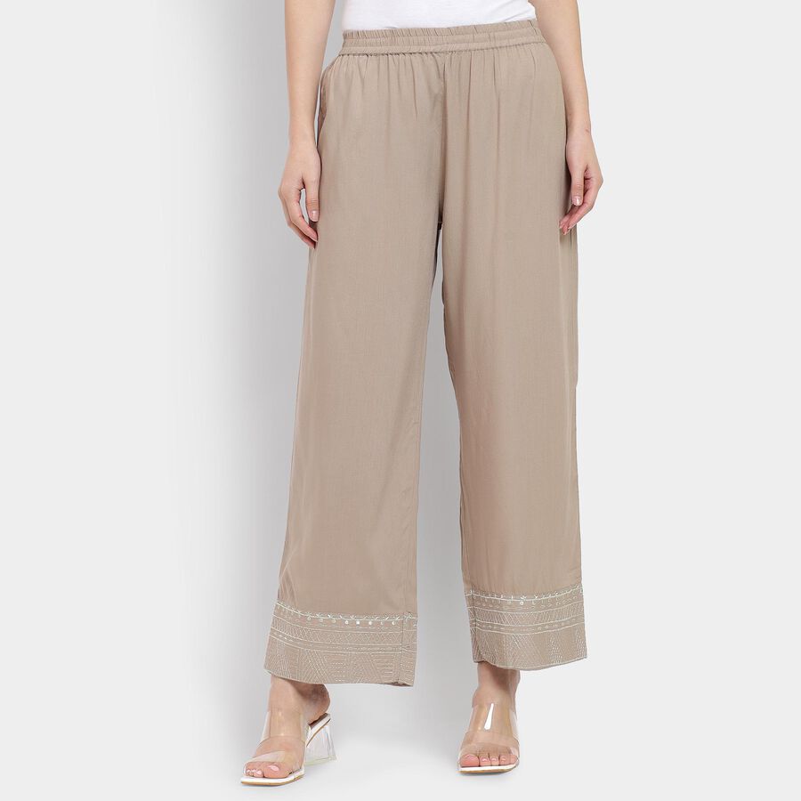 Ladies' Palazzos , हल्का ग्रे, large image number null