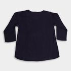 Girls' Blouse , नेवी ब्लू, small image number null