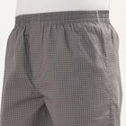 Men's Grey Cotton Printed Boxer, Dark Grey, small image number null