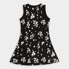Girls' Frock, काला, small image number null