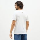 Men's Off White Crew Neck Athleisure Drifit T-Shirt, Off White, small