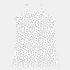 Girls Cotton Vest, White, small image number null