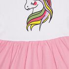 Girls' 100% Cotton Frock , Pink, small image number null