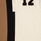 Boys' 100% Cotton Half Sleeves T-Shirt , Off White, small image number null