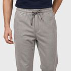 Men's Beige Slim Fit Jogger, गहरा पीला, small