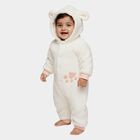 Infants White Hooded Casual Hipster Set, White, small image number null