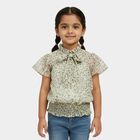 Girls' T-Shirt, गहरा पीला, small