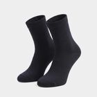 Boys' Navy Blue Regular Fit Solid Pack of 1 Socks, Navy Blue, small