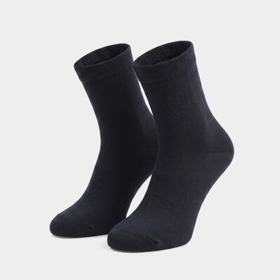 Boys' Navy Blue Regular Fit Solid Pack of 1 Socks