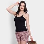 Ladies' 100% Cotton Slips , काला, small image number null