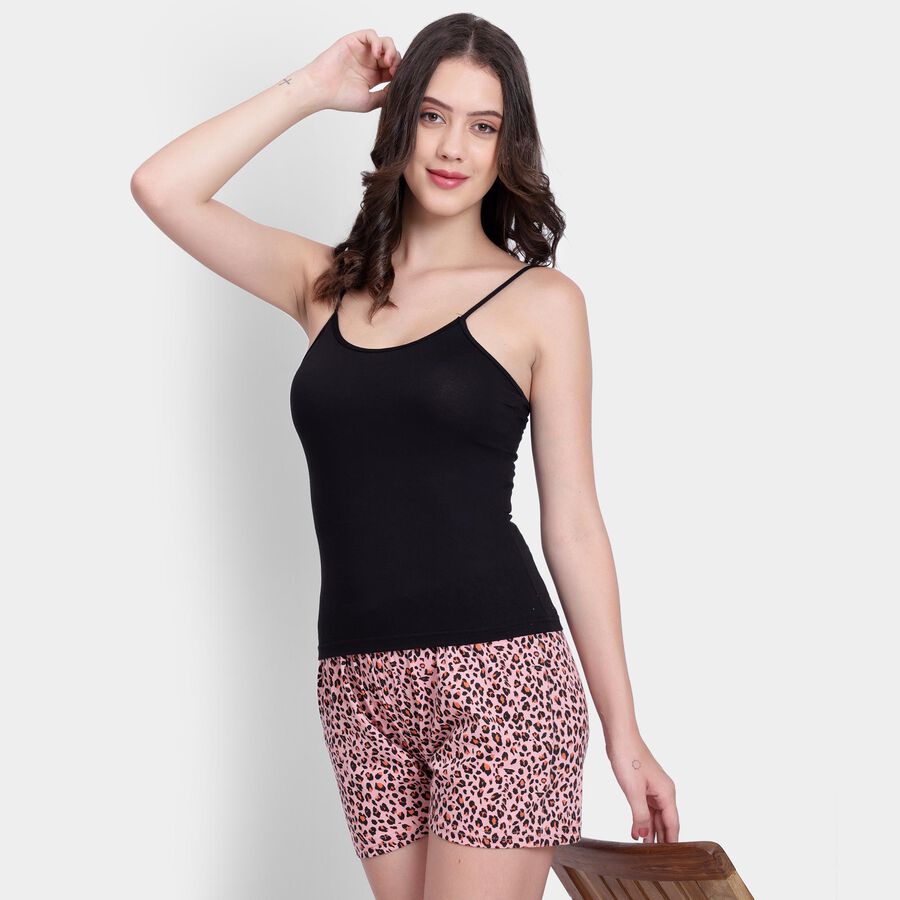 Ladies' 100% Cotton Slips , काला, large image number null