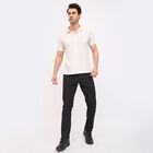 Men's Slim Fit Casual Trousers, Black, small image number null