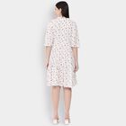 Ladies' Dress , ऑफ व्हाइट, small image number null