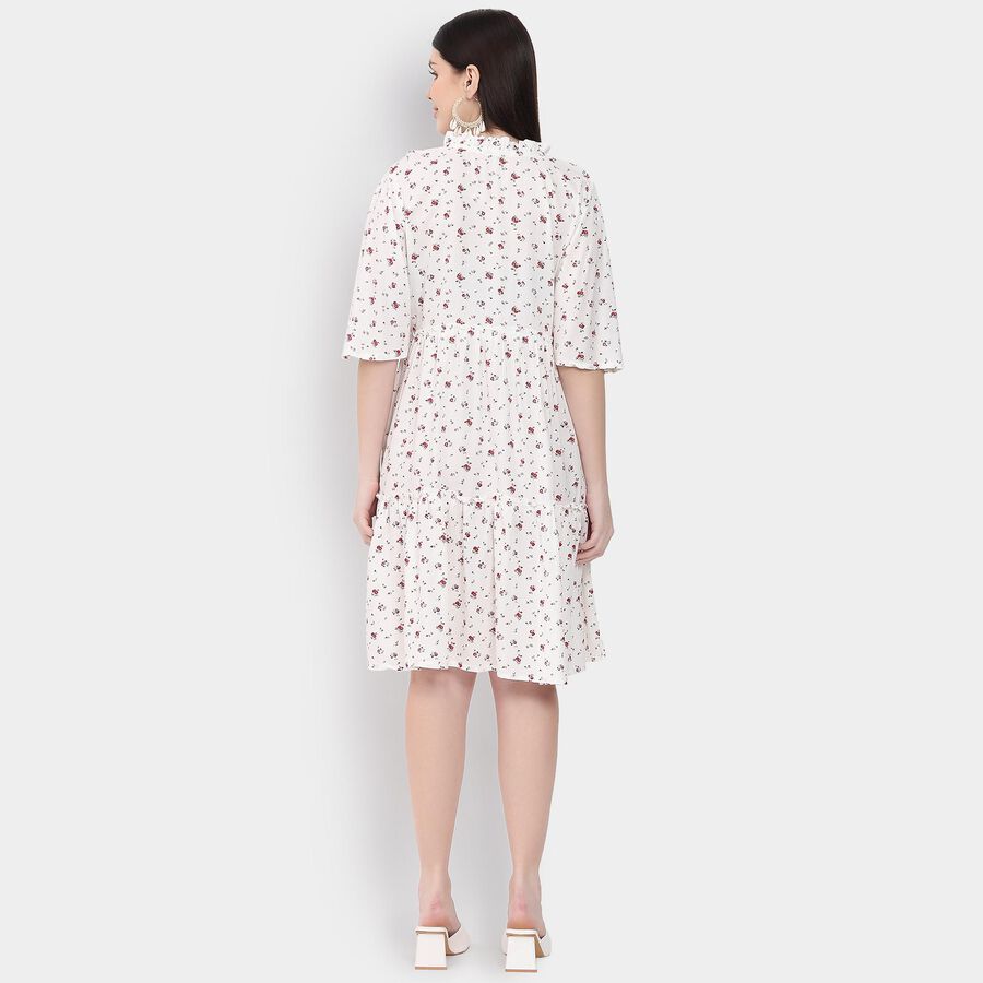 Ladies' Dress , ऑफ व्हाइट, large image number null