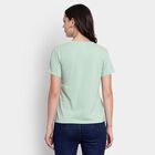 Ladies' Round Neck T-Shirt , हल्का हरा, small image number null