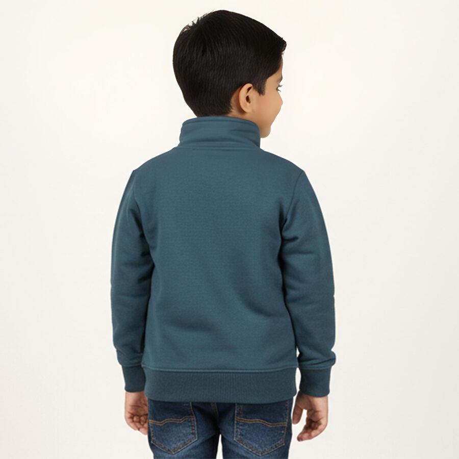 Boys' Sweatshirt, Mid Blue, large image number null