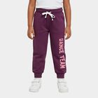Girls' Deep Plum Purple Dance Team Printed Pyjama, बैंगनी, small image number null