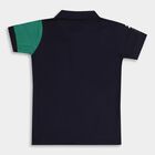 Boys' 100% Cotton Half Sleeves T-Shirt, नेवी ब्लू, small image number null