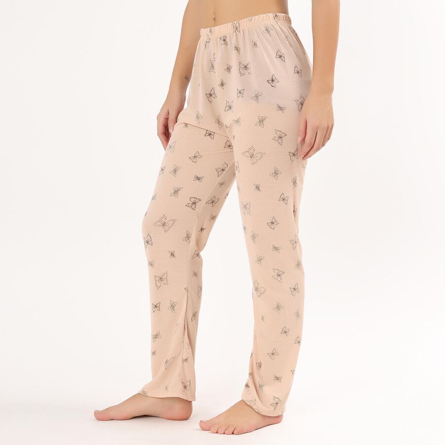 Women's All Over Printed Full Length Pyjama, गहरा पीला, large