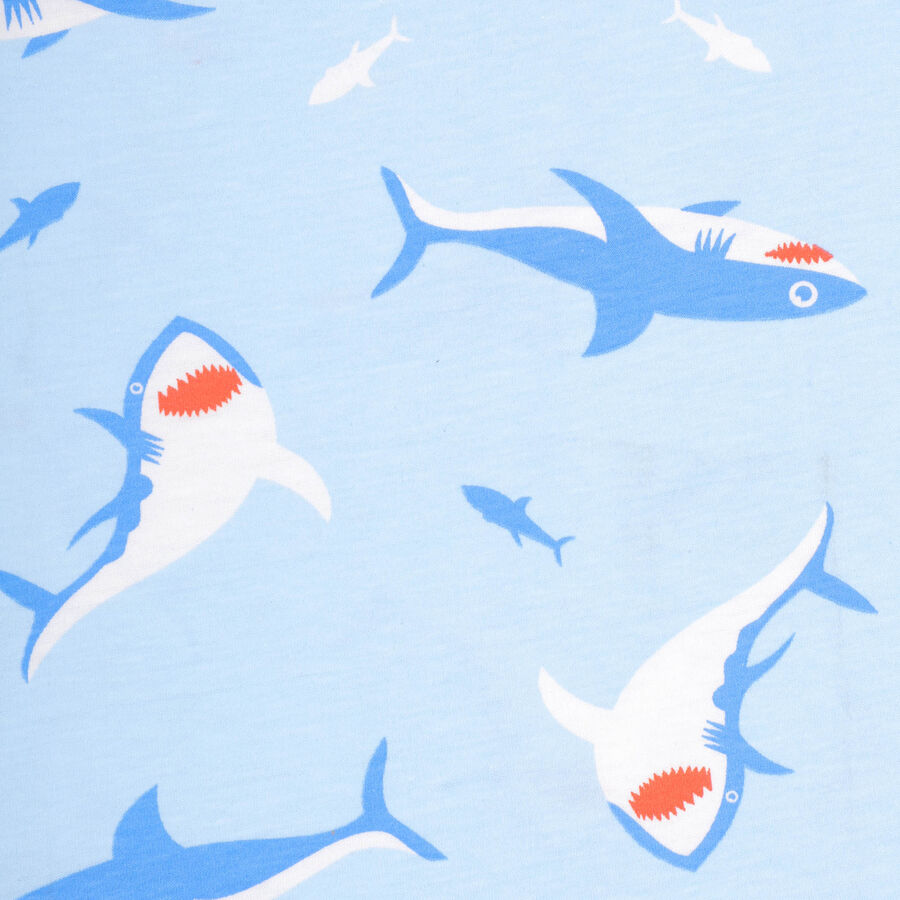 Boys All Over Print T-Shirt, Light Blue, large image number null