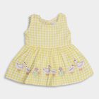 Infant Girls' 100% Cotton Frock , पीला, small image number null
