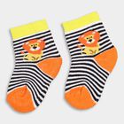 Infants' Socks (Pack of 2), Black, small
