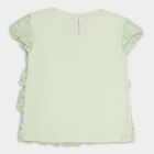 Girls' T-Shirt , Light Green, small