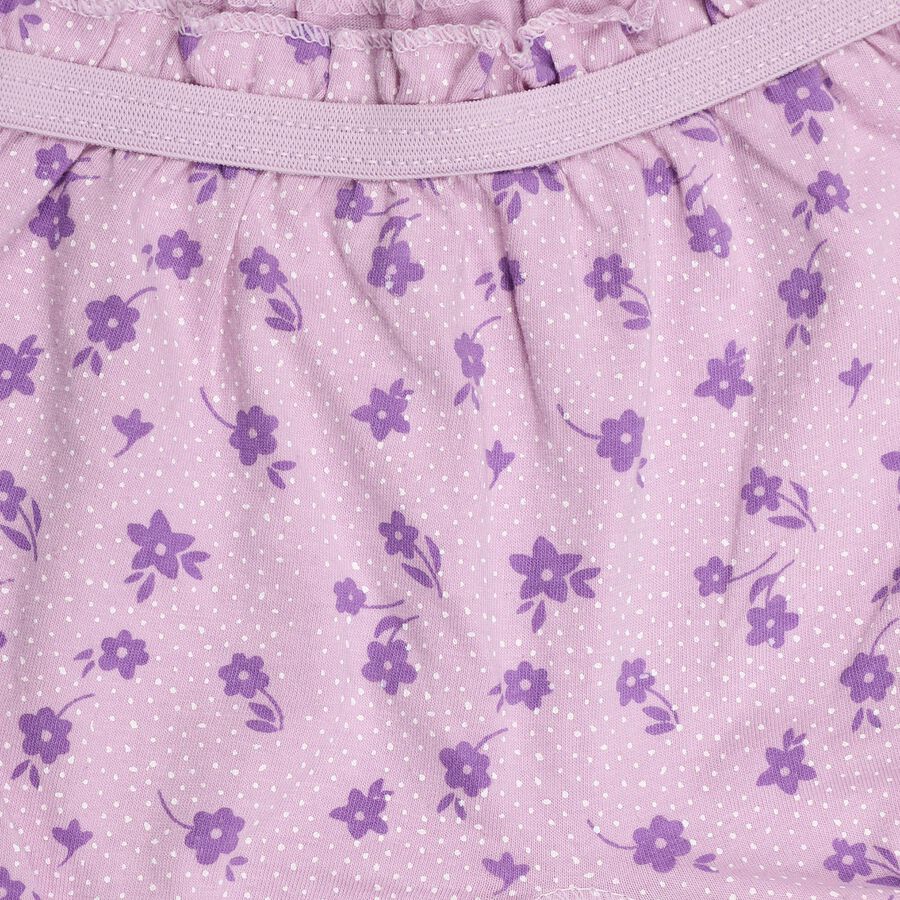 Girls' 100% Cotton Basic Bloomer , लाइलेक, large image number null