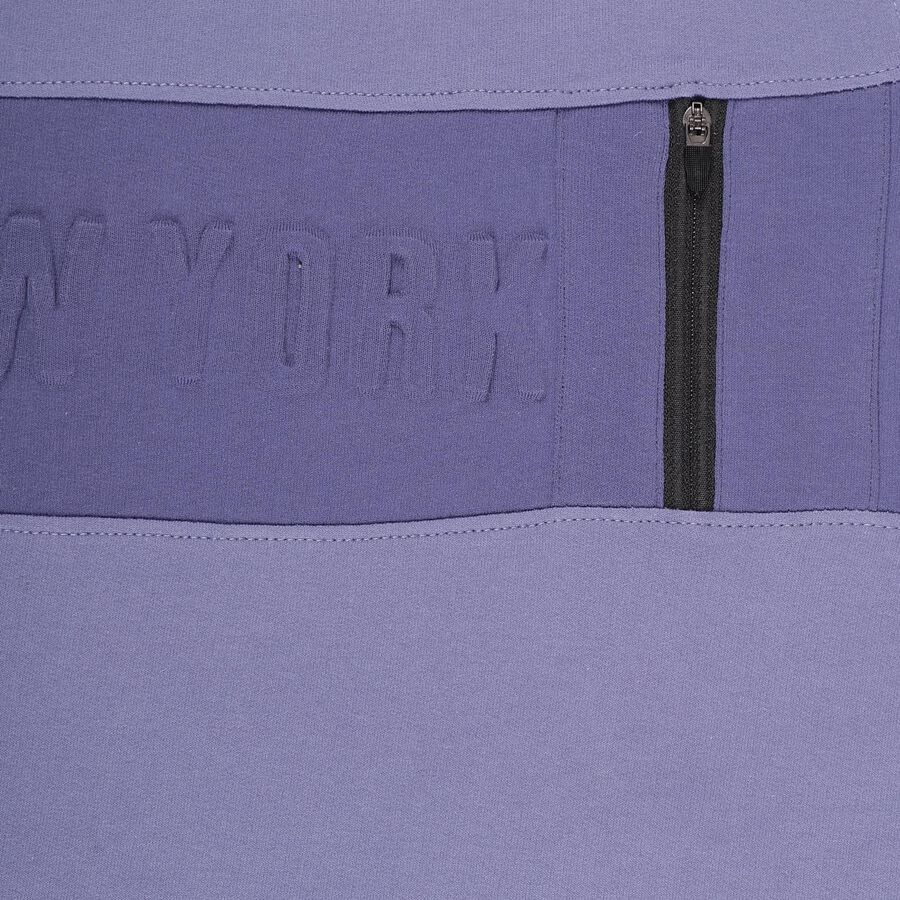 Boys' Muted Lavender Purple Cotton Crew Neck Casual T-Shirt, बैंगनी, large image number null