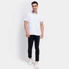 Men's 100% Cotton Collared Half Sleeves T-Shirt , गहरा ग्रे, small image number null