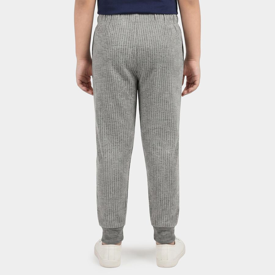 Boys' Melange Mid Grey Long Johns Thermal, Melange Mid Grey, large