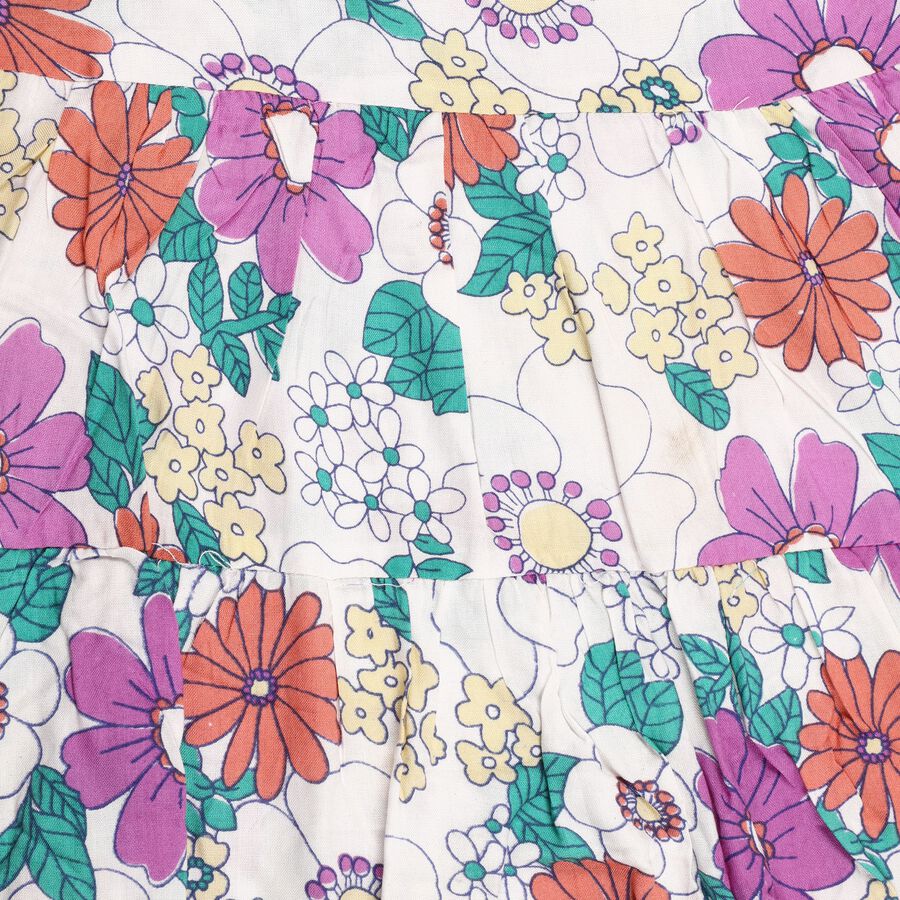 Girl's Dress, ऑफ व्हाइट, large image number null
