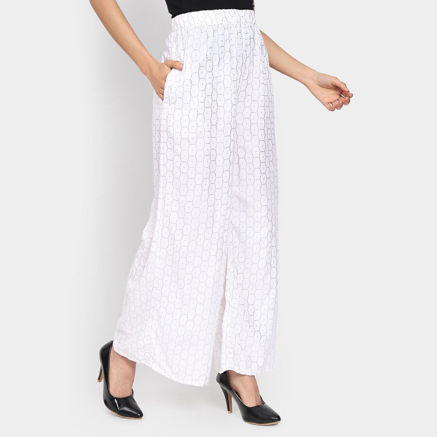 Ladies' Palazzos , ऑफ व्हाइट, large image number null