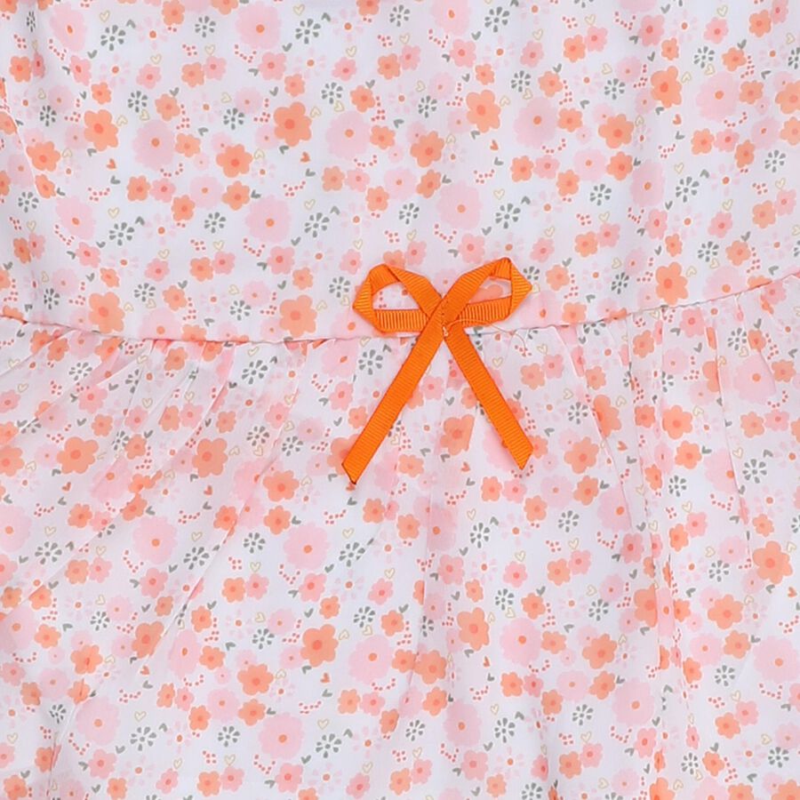 Girls' Short Set, Peach, large