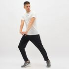 Men's Jet Black Regular Fit Cargo Track Pants, Black, small