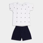 Infant Boys' 100% Cotton Baba Suit , Navy Blue, small image number null
