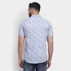 Men's 100% Cotton Casual Shirt, Light Grey, small