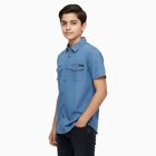 Boys' Casual Shirt, Light Blue, small image number null