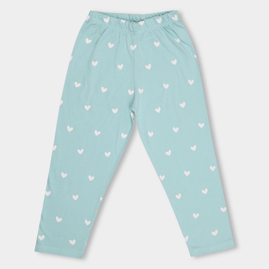 Girls' Pyjama, Aqua, large image number null