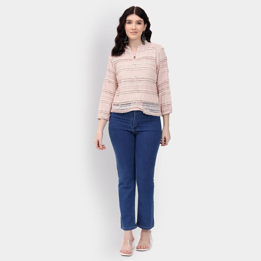 Ladies' Shirt , Pink, large